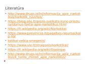 Narkotikai ir jų poveikis organizmui 15 puslapis