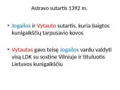 Vytauto valdymas. Po Vytauto 3 puslapis