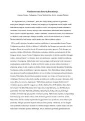 Vienišumo tema lietuvių literatūroje