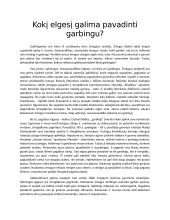 Kokį elgesį galima pavadinti garbingu
