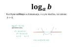 Logaritmo apibrėžimo sritis 4 puslapis