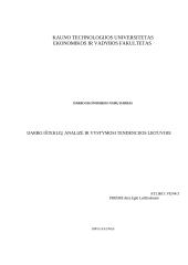 Darbo išteklių analizė ir vystymosi tendencijos Lietuvoje 1 puslapis