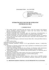 Darbo saugos projektas: stomatologijos įmonė "Stomatologijos klinika" 5 puslapis