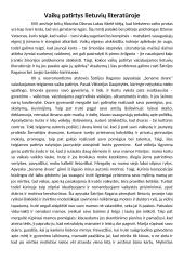 Vaikų patirtys lietuvių literatūroje (Šatrijos Ragana, Savickis)