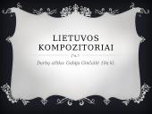 Lietuvos kompozitoriai