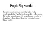 Įdomybės apie Popiežius 3 puslapis