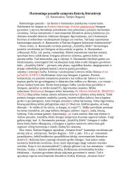 Harmoningo pasaulio samprata lietuvių literatūroje (A. Baranauskas, Šatrijos Ragana) 