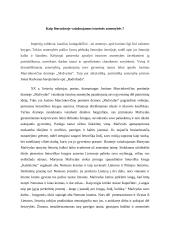 Kaip literatūroje vaizduojamos istorinės asmenybės?