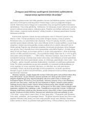 Žmogaus pasirinkimas ypatingomis istorinėmis aplinkybėmis nepaprastoje egzistencinėje situacijoje