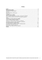 Demografinė politika. Valstybės šeimos politika. Valstybės gyventojų užimtumo politika 3 puslapis