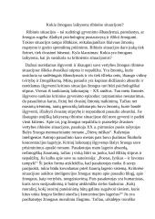 Kokia žmogaus laikysena ribinėse situacijose?