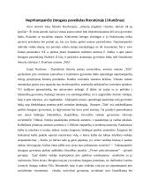 Nepritampančio žmogaus paveikslas literatūroje (J. Kunčinas)