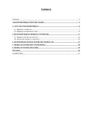 Ekonometrikos modelio sudarymas