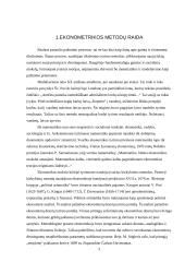 Ekonometrikos modelio sudarymas 3 puslapis