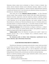 Elektroniniai dokumentai ir elektroninių dokumentų apyvarta 4 puslapis