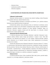 Elektroniniai dokumentai ir elektroninių dokumentų apyvarta 5 puslapis