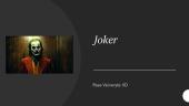 Movie "Joker"