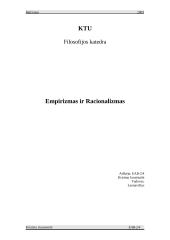 Empirizmas ir racionalizmas 9 puslapis