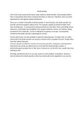 One of the most controversial issues - death penalty 