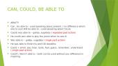 Modal verbs: can, could, be able to 2 puslapis