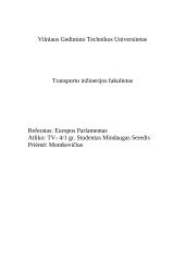 Viskas apie Europos Parlamentą