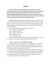 Europos parlamentas ir jo politinis vaidmuo 2 puslapis