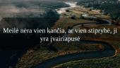 Meilė gali būti ir kančia, ir stiprybė (Katiliškis, Biliūnas) 8 puslapis
