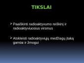 Radioaktyvumas bei radiacija 3 puslapis