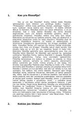 Filosofijos kilmės aptarimas 2 puslapis