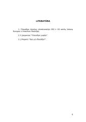 Filosofijos kilmės aptarimas 6 puslapis