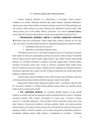 Finansų institucijos ir jų vaidmuo finansų rinkoje 11 puslapis