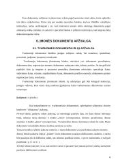 Funkcionuojantys dokumentai ir jų apžvalga įmonėje AB "Albatransa" 8 puslapis