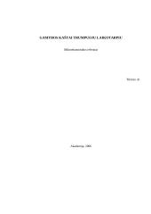 Gamybos kaštai trumpuoju laikotarpiu