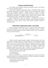 Grupės. Formalios grupės, neformalios grupės. Grupių valdymo ypatumai 5 puslapis