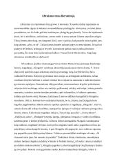 Altruizmo tema literatūroje (Krėvė, Mickevičius)