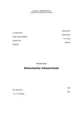 Dokumentų inkasavimas 1 puslapis