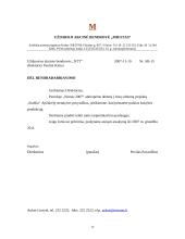 Įmonės raštvedybos charakteristika: prekybos nekilnojamu turtu UAB "Miestas" 14 puslapis