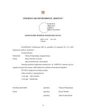 Įmonės raštvedybos charakteristika: prekybos nekilnojamu turtu UAB "Miestas" 18 puslapis