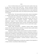 Individas ir individualizmas socialinėje teorijoje 3 puslapis