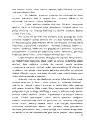 Infliacijos valdymas monetarizmo teorijos aspektu 11 puslapis