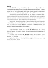 ISO standartų taikymas "Kleemann" įmonės pavyzdžiu 3 puslapis