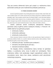 Kainodaros organizavimas įmonėje: gaiviųjų gėrimų gamyba UAB "Selita" 5 puslapis