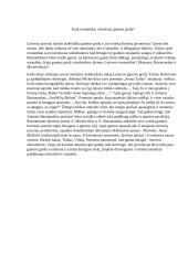 Kaip romantikai vaizduoja gamtos grožį lietuvių literatūroje