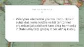 Valstybės elementai: gyventojai, teritorija ir vyriausybė 3 puslapis