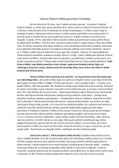 Lietuva Česlovo Milošo gyvenime ir kūryboje