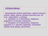 Juozas Aputis "Erčia, kur gaivus vanduo": erdvė, laikas, veikėjai 2 puslapis