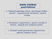 Juozas Aputis "Erčia, kur gaivus vanduo": erdvė, laikas, veikėjai 3 puslapis
