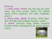 Juozas Aputis "Erčia, kur gaivus vanduo": erdvė, laikas, veikėjai 5 puslapis