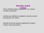 Juozas Aputis "Erčia, kur gaivus vanduo": erdvė, laikas, veikėjai 8 puslapis