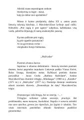 Justino Marcinkevičiaus gyvenimas ir istorijos aplinkybės. Kūrinių analizė. 6 puslapis